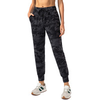 Santiny Women 's Joggers Pants Pockets Drawstring Running Sweatpants For Women Lounge Workout Jogging(Camo Deep Coal Multi__M)