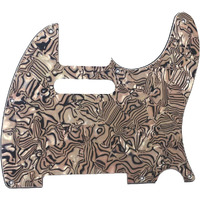 Kaish 8 Hole Tele Style Pickguard Tl Guitar Pick Guard Scratch Plate For Tele/Telecaster Bronze Shell