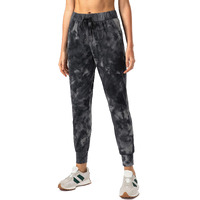 Santiny Women 's Joggers Pants Pockets Drawstring Running Sweatpants For Women Lounge Workout Jogging(Tie Dye Black_L)