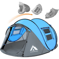 Pop Up Tent Pop Up Tents For Camping 4 Person Waterproof Tent Popup Tent Easy Up Camping Tents Instant Pop Up Tent Pop Up Camping Tent Four Person Tent Pop Up Tent Pop-Up Tent Big Blue