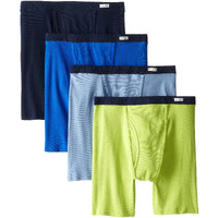 Fruit Of The Loom Men's Covered Waistband X-Size Boxer Brief, Assorted, Xx-Large(Pack Of 4)