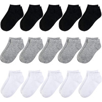 Booph Kids Socks For Boys Girls Low Cut Athletic Ankle Socks 4-6 Years Multi01