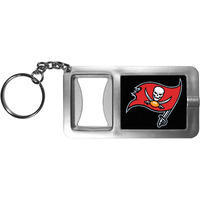 Nfl Siskiyou Sports Fan Shop Tampa Bay Buccaneers Flashlight Key Chain With Bottle Opener One Size Black
