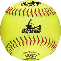 Rawlings  Batting Practice Fastpitch Softball  12  Rfpbp12Sy  6 Count, Yellow