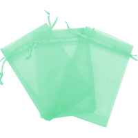 100 Pcs Mint Green 5X7 Sheer Drawstring Organza Bags Jewelry Pouches Wedding Party Favor Gift Bags Gift Bags Candy Bags Kyezi Design And Craft]