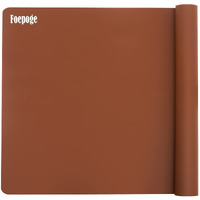 Foepoge 27.9    X 20    Extra Large Silicone Sheet For Crafts, Nonstick Silicon Mat For Resin, Epoxy Art Placemat For Jewelry Casting, Reusable Painting Pad, Heat Resistant Countertop Cover - Brown