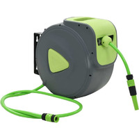 Vidaxl Automatic Retractable Water Hose Reel Wall Mounted 98.4'+6.6'