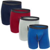 Fruit Of The Loom Men's Premium Coolzone Boxer Briefs, Assorted (4 Pack), X-Large