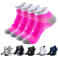 Paplus No Show Compression Socks For Men And Women, Low Cut Running Ankle Socks With Arch Support For Plantar Fasciitis, Cyling, Athletic, Flight, Travel, Nurses