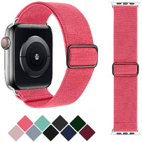 Greatfine Stretchy Solo Loop Strap Compatible With Apple Watch Band 38Mm 40Mm 44Mm 41Mm 42Mm 45Mm 49Mm, Elastic Nylon Watch Band Women Men Sport Strap For Iwatch Series 9 8 7 6 5 4 3 2 1 Se Ultra 2,G