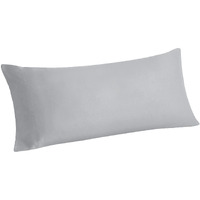 Bedelite Body Pillow Case Cover, Rayon Made From Bamboo, Cooling Body Pillow Cover For Hot Sleepers And Night Sweats, Breathable & Silky Soft Full Long Pillow Case (Silver Grey, 20X54 Inches)