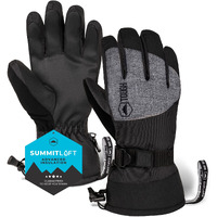 Tough Outdoors Men's Winter Gloves - Ski Gloves - Adult Snow Gloves For Men & Women - Snowboarding Gloves & Skiing Gloves - Waterproof Gloves & Insulated Gloves - Winter Snowboard Gloves Men & Women