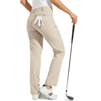 Willit Women 's Golf Pants Stretch Hiking Pants Quick Dry Lightweight Outdoor Casual Pants With Pockets Water Resistant Khaki 6