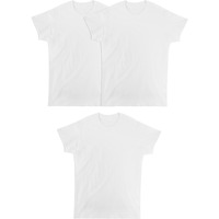Fruit Of The Loom Men's Eversoft Cotton Stay Tucked Crew T-Shirt, Regular-3 Pack White-Micro Mesh Coolzone Underarm, X_L