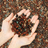 9.7Lb Mix Horticultural Lava Rock Pebbles-Decorative Landscaping Gritty Rocks,Pumice Potting Soil Amendment,Additive For Succulent,Cactus Bonsai,Vase Fillers,Terrarium,Fairy Gardening,Top Dressing.