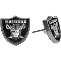 Nfl Oakland Raiders Stud Earrings
