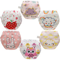 Skhls Baby Toddler Thick Absorbent Potty Training Pants Underwear (4T, 6Pcs Girls')