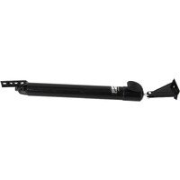 Touch 'N Hold Smooth Door Closer - Single Kit (Black) - Standard-Duty Door Closer With Touch-Button Hold Open Feature & Smooth Closing Motion - For (Medium & Lightweight) Storm, Screen Doors.