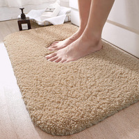 Dexi Bathroom Rug Mat, Extra Soft And Absorbent Bath Rugs, Washable Non-Slip Carpet Mat For Bathroom Floor, Tub, Shower Room (32""X20"", Beige)