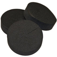 3.75    Neoprene Foam Inserts For Hydroponics Growing System, Clone Machine, Propagation Indoor Gardening, 60 Pack, Black