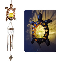 Sea Turtle Wind Chimes, Solar Wind Chime Outdoor, Gifts For Mom, Gifts For Women, Gifts For Grandma, Garden Courtyard Lawn Decoration, Thanksgiving Gifts, Decor Gifts For Christmas And New Year