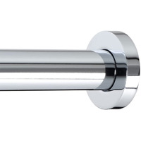 Ivilon Shower Curtain Rod - Flat End Cap Spring Tension Rods For Windows Or Shower, 54 To 90 Chrome