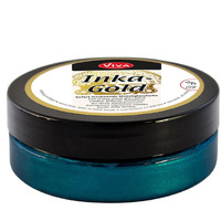 Viva Decora Inka Gold (Petrol, 2,2 Oz) Metallic Acrylic Paint - Craft Paint Set - Effect Paints - Craft Paints Acrylic Sets - Apply, Polish - Done - Made In Germany