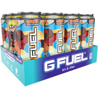 G Fuel Sage Mode Energy Drink, 16 Oz Can, 12-Pack Case, Inspired By Naruto Shippuden
