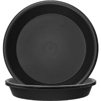 Tite Plant Saucer 16 Inch,Heavy Large Planter Durable Thicker Plastic Plant Trays For Indoors And Outdoor,Plant Saucer Drip Trays,Black (16 Inch, Black)