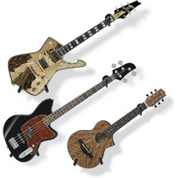 Electric Guitarbassukulele Wall Mount Horizontal Guitar Hanger