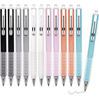 Huohuair Pens, Pens Fine Point Smooth Writing Pens, Personalized Ballpoint Pens Bulk, Flair Colorful Pens, Black Ink 1.0 Mm Journaling Pen, Office Supplies For Women & Men, Note Taking(12-Pack)