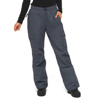 Arctix Womens Lumi Pull Over Fleece Lined Cargo Snow Pants, Steel, 3X Short