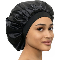 Bonnet Silk Bonnet For Sleeping Satin Bonnet Hair Bonnets Black Women Silk Sleep Cap Satin Hair Bonnet Sleeping Bonet Silk Bonnet For Curly Hair For Men Night Hair Wrap Head Cover Scarf Protect Braids