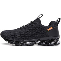 Skdoiul Jogging Shoes For Men Mesh Breathable Comfort Fashion Sport Running Walking Shoes Man Runner Sneakers Athletic Tennis Trainers All Black Size 85