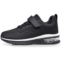 Anlarach Kids Toddler Shoes Boys Girls Athletic Running Shoes Air Cushion Sneakers For Toddler 11 Black