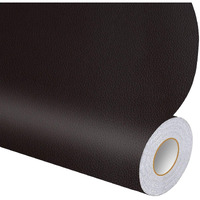 Dxbull Large Leather Repair Patch 173X787 Inch Repair Tape Self-Adhesive For Furniture Sofas Car Seats Chair Couches Handbags Jackets Decorative Home Hotel Wall (Black)