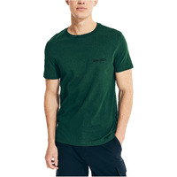 Nautica Mens Short Sleeve Crew Neck T-Shirt, Tidal Green Solid, Small