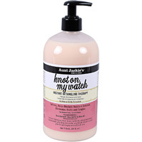 Aunt Jackie's Curls And Coils Knot On My Watch, Large 24Oz Family Sized Pump, Instant Hair Detangling Therapy For Natural Curls, Coils And Waves, Pink