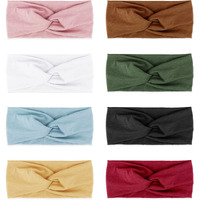 Dreshow Headbands For Women Girls Vintage Headband Knotted Headwraps Criss Cross Hair Bands Accessories