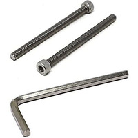 Iexcell 10 Pcs M6 X 80 Thread Pitch 10 Mm Stainless Steel 304 Hex Socket Head Cap Screws Bolts Kit