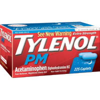 Tylenol Pm Extra Strength Pain Reliever  Sleep Aid, 225-Caplets ( 1 Pack )