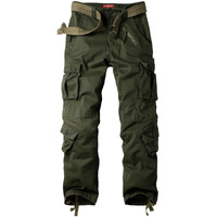 Xnmaya Cargo Pants For Women, Military Army Camo Combat Trousers,Work Camping Hiking Casual Pants With Pockets Army Green Us 18