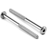 M6 X 80Mm 10Pcs Flat Head Hex Socket Cap Screws Bolts, 304 Stainless Steel 18-8, Partially Threaded By Sg Tzh (With Hex Spanner)