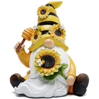 Hodao Bumble Bee Spring Gnome Decorations Honey Gnomes Ornaments World Day Gifts Fall Thanksgiving Figurines For Garden Decor Birthday Party