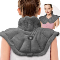 Microwavable Heated Neck Wrap Warmer And Shoulder Weighted Heating Pad Microwave For Hot And Cold Compress