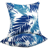 Jmgbird Outdoor Pillows Waterproof Set Of 2 Outdoor Throw Pillows With Insert Included 18  18 Inch Outdoor Pillows For Patio Furniture