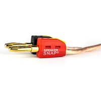 Speaker Snap Fast & Secure Banana Plugs - Gold Plated, 12-24 Awg, 2-100 Pieces For Home Theaters, Speaker Wire, Wall Plates And Receivers