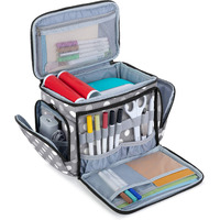 Luxja Carrying Bag Compatible With Cricut Joy, Carrying Case Compatible With Cricut Joy And Tool Set, Tote Compatible With Cricut Joy (With Supplies Storage Sections, Patent Pending), Polka Dots