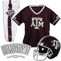 Franklin Sports Ncaa Texas A&M Aggies Kids College Football Uniform Set - Youth Uniform Set - Includes Jersey, Helmet, Pants - Youth Small