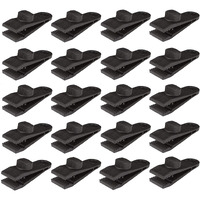 Henglisam Tarp Clips, Heavy Duty Lock Grip, Clamps Withstand 60Mph Strong Wind Fit For Awnings, Outdoor Camping, Caravan Canopies, Bungee Cord Clip (20 Pieces)